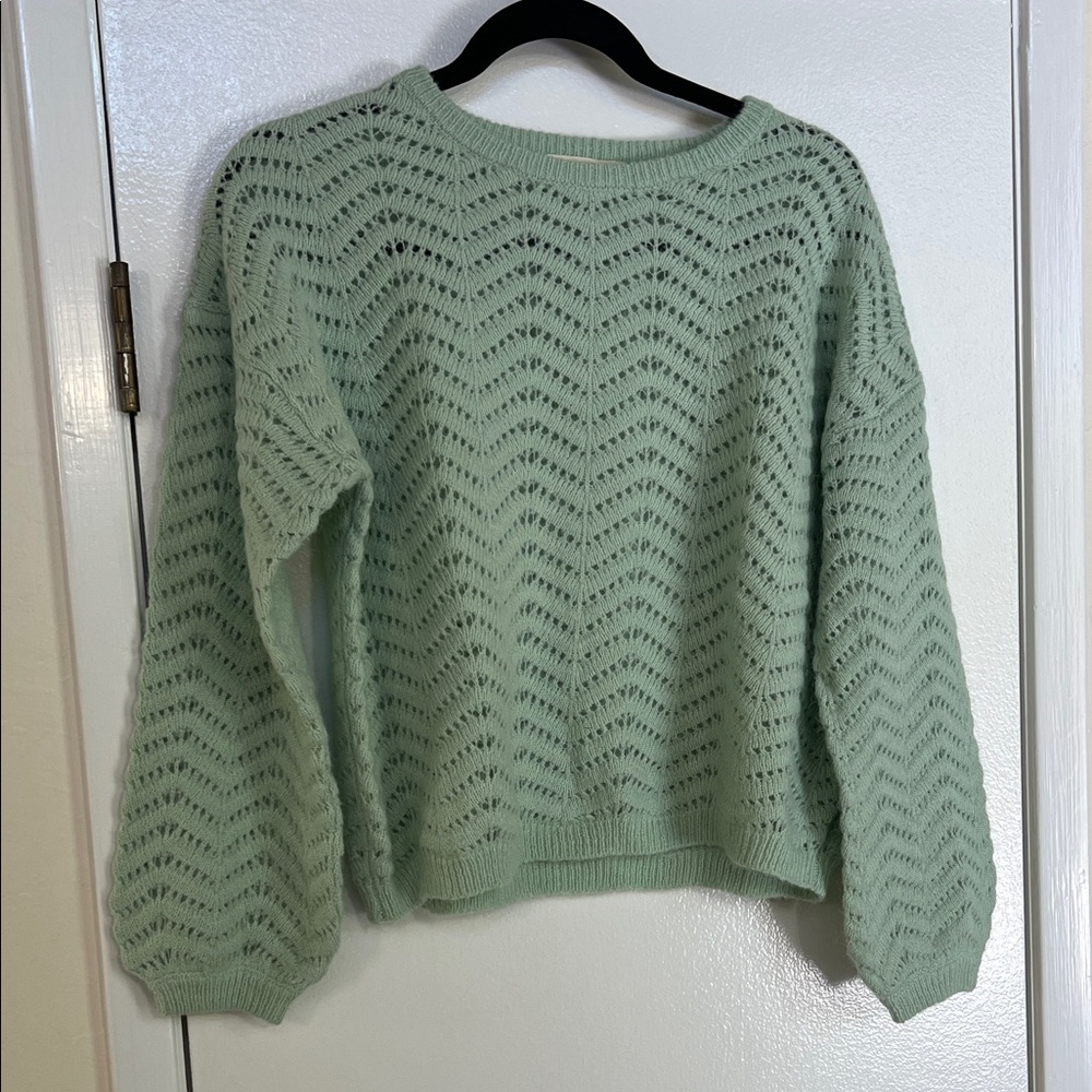 Marine Layer Light Green Women's Sweater